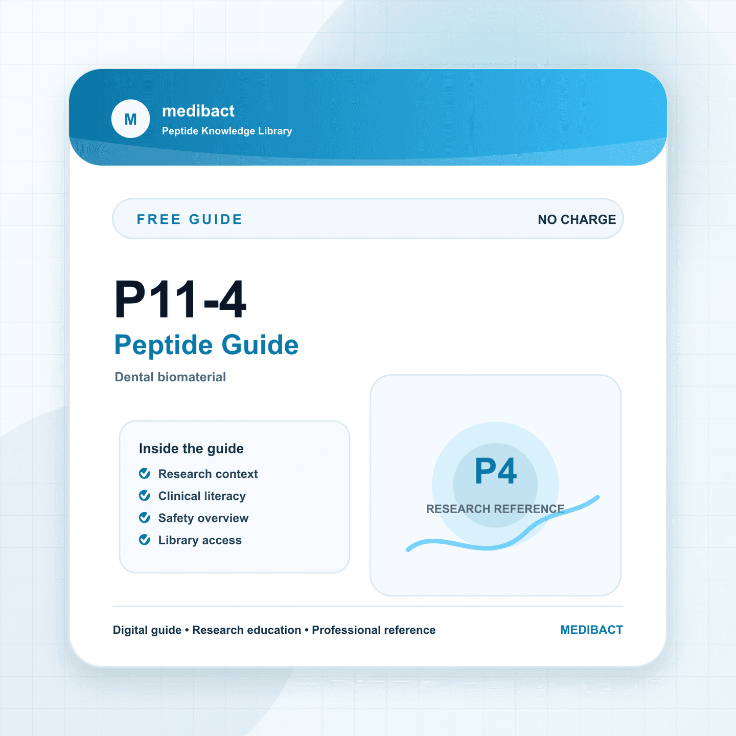 P11-4 Peptide Guide