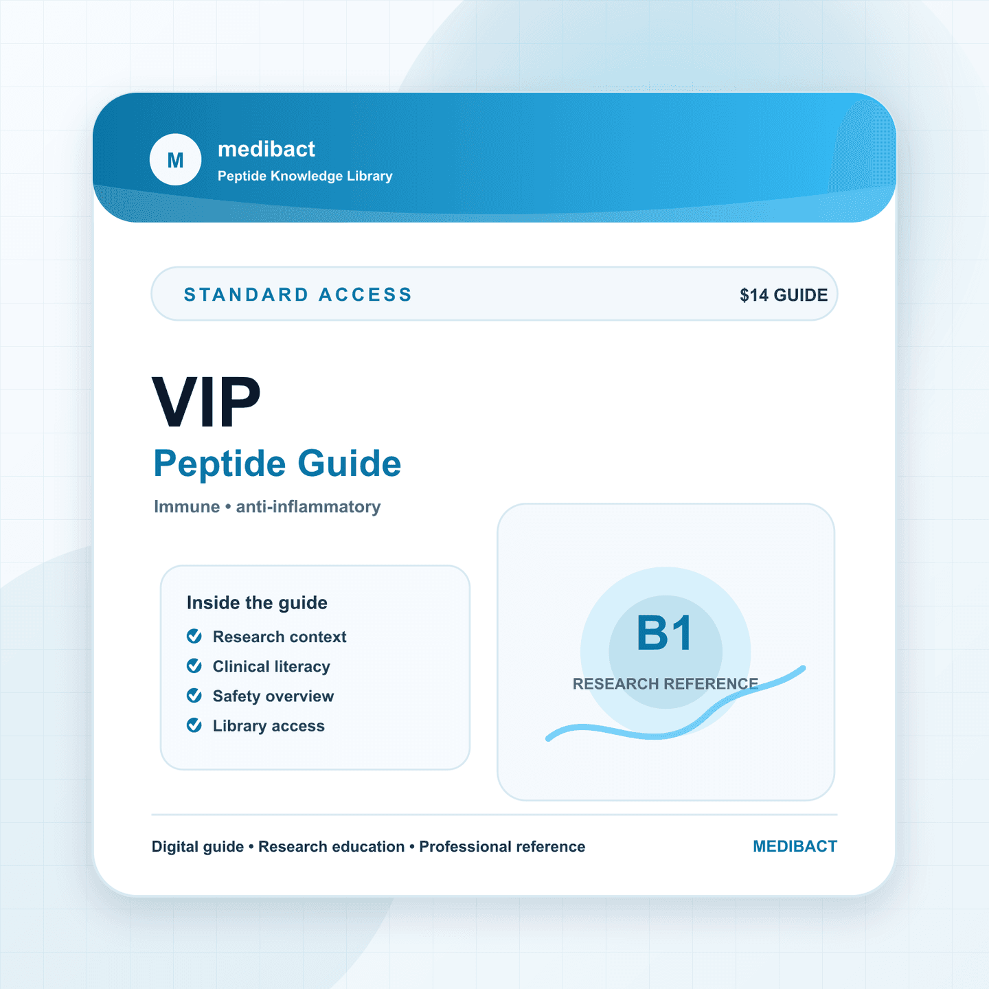 VIP educational module visual