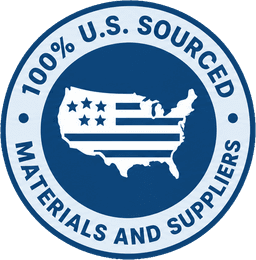 100% U.S. Sourced Materials and Suppliers